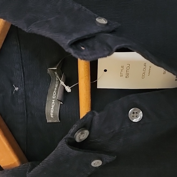 NWT French Connection Medium Lightweight Cord Shirt Awesome - Picture 3 of 8